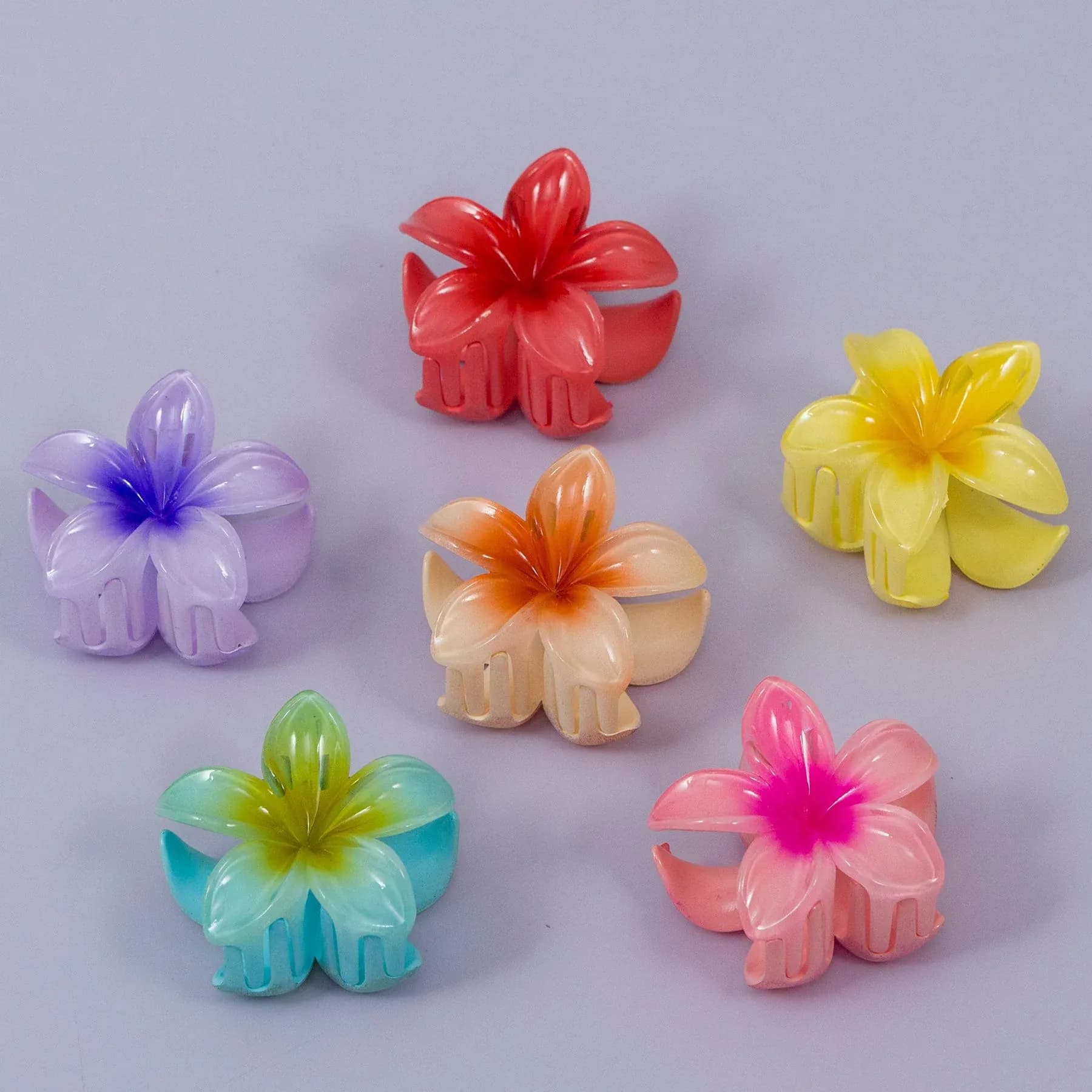 Flower Hair Claw (12Pcs) - UBKWS1136