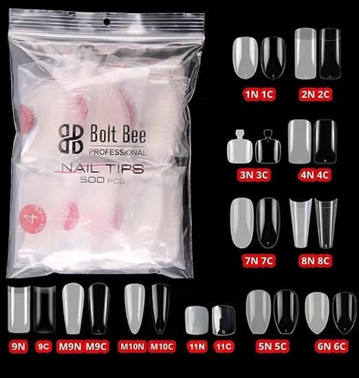 Bolt Bee Nail Tips